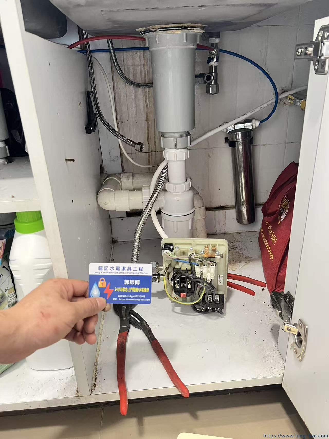 東涌東堤灣畔 新機安裝過程