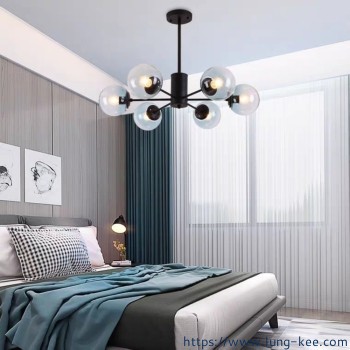 北歐燈具,客廳燈LED,創意個性魔豆,臥室餐廳吊燈,簡約現代大氣分子燈