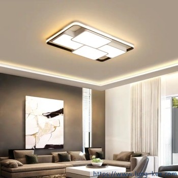 led吸頂燈客廳燈附件燈具現代簡約大氣2021新款臥室餐廳燈飾燈具