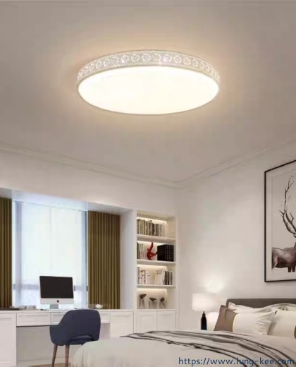 吸頂燈led ,2021新款圓形臥室客廳燈,簡約現代超薄過道走廊陽檯燈具