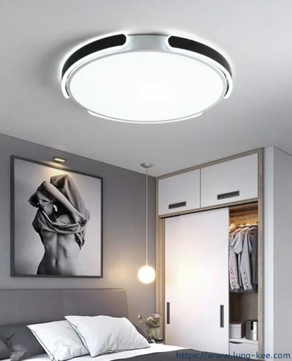 臥室超薄簡約現代溫馨吸頂燈大氣家用陽台書房燈創意個性led吸頂